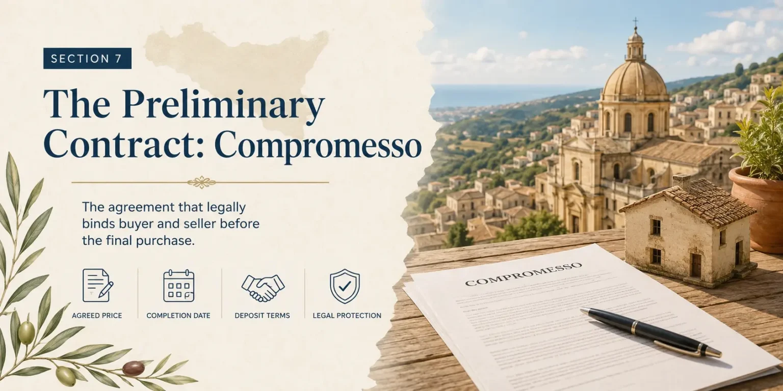 The Preliminary Contract: Compromesso